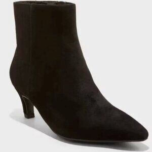 Women's Taylor Kitten Heel Ankle Boots with Memory Foam Insole